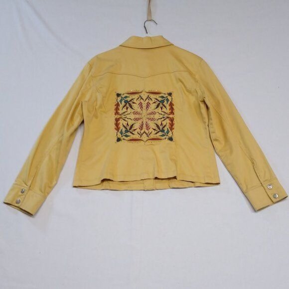 A.M.I. RARE One-Of-A-Kind Customized Embroidered Swarovski Rhinestone Med Jacket - Picture 2 of 14